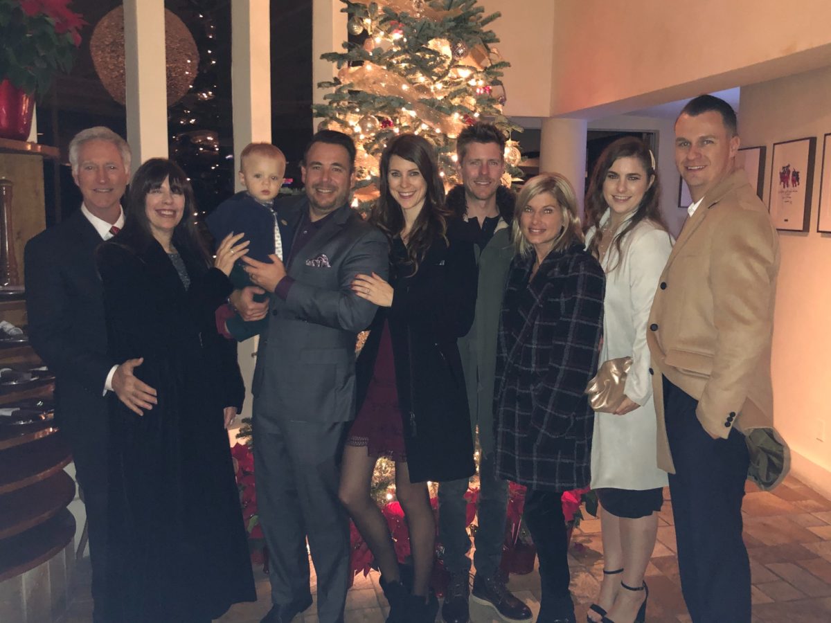Drake Hogestyn and his family in 2020