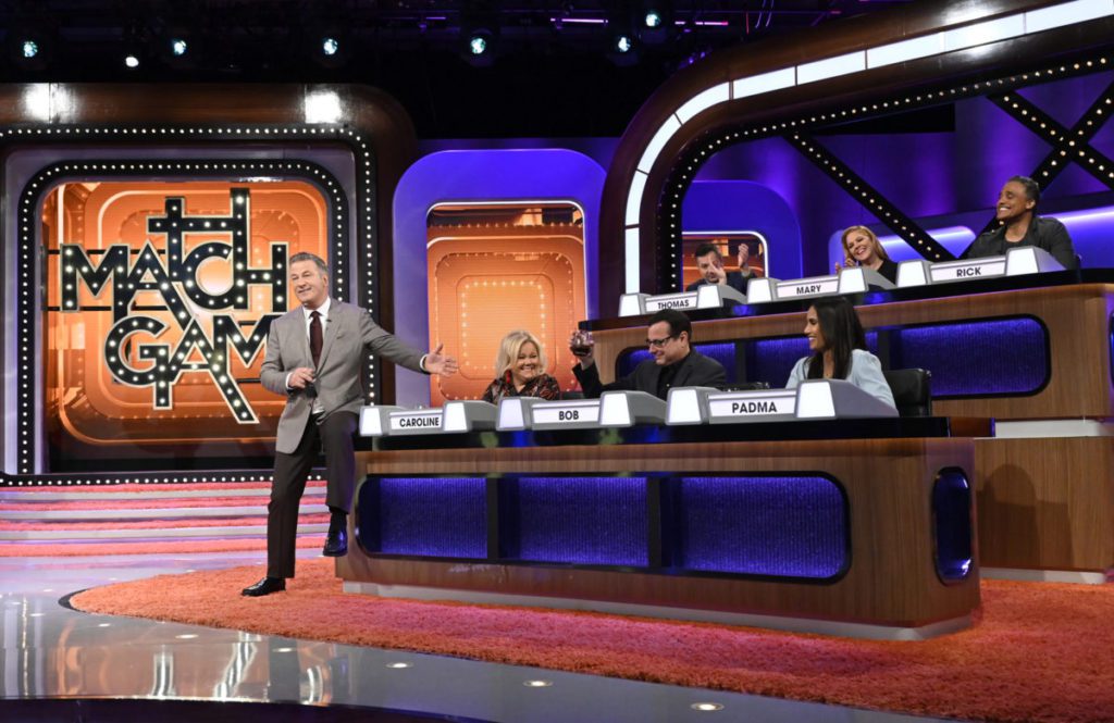 Thomas Lennon, Mary McCormack, Rick Fox, Caroline Rhea, Bob Saget, and Padma Lakshmi