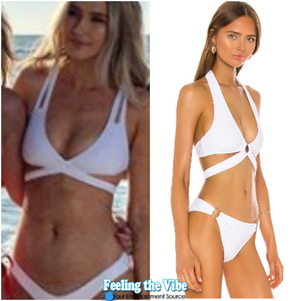 Madisson Hausburg white bikini