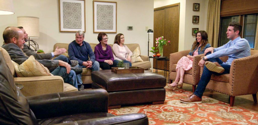 Kristy from Labor of Love meeting Kyle Klinger's family