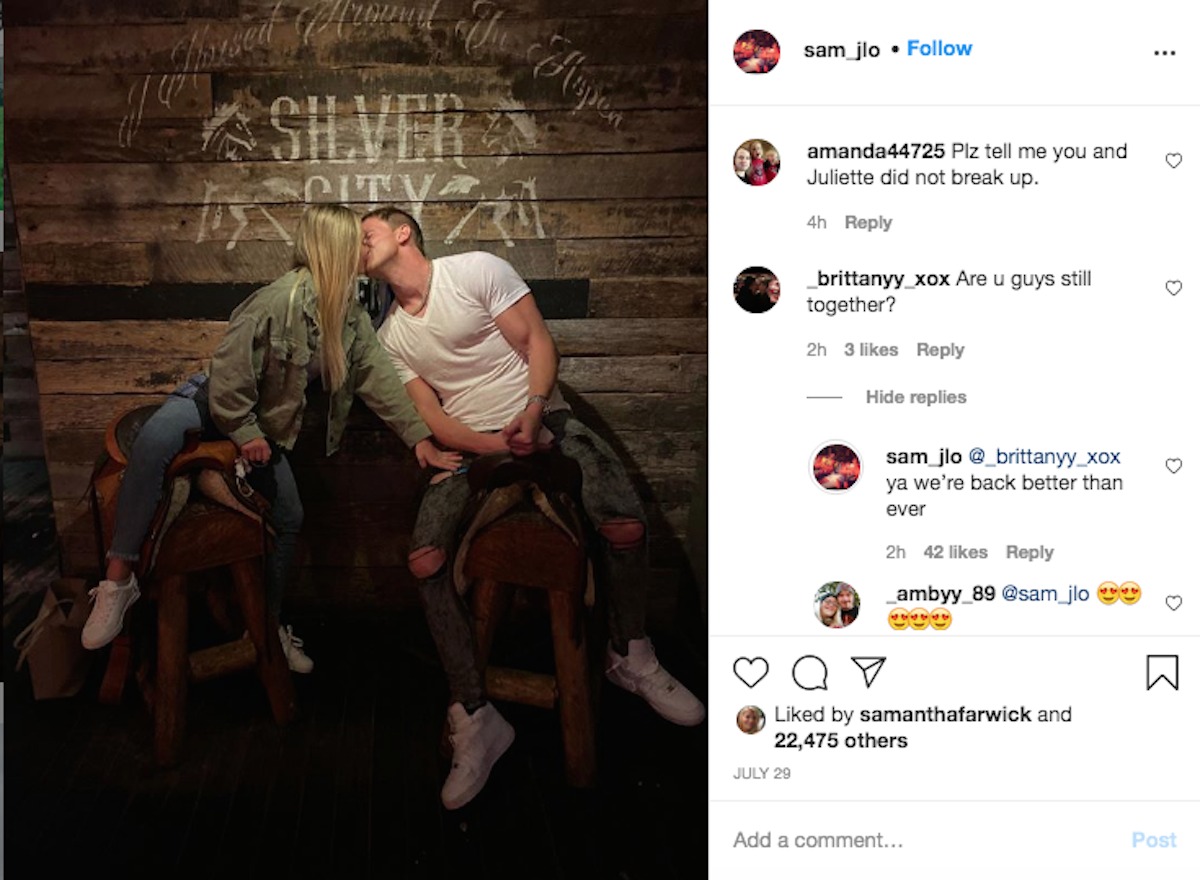 Did Juliette & Sam from Siesta Key Break Up? Feeling the Vibe Magazine