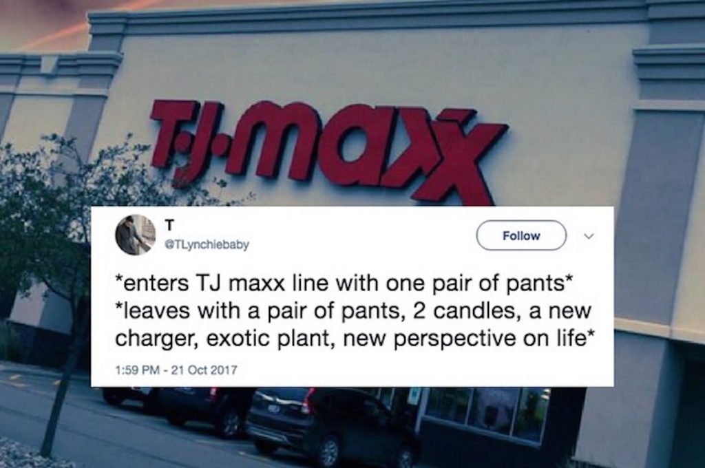 TJ Maxx Tweet