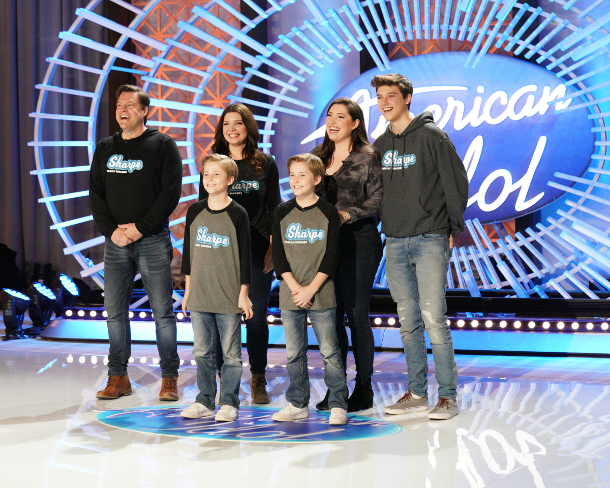 Sharpe Family Singers on American Idol