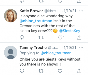 Chloe from Siesta Key Was Not Fired, She Left Reports Say Feeling the ...