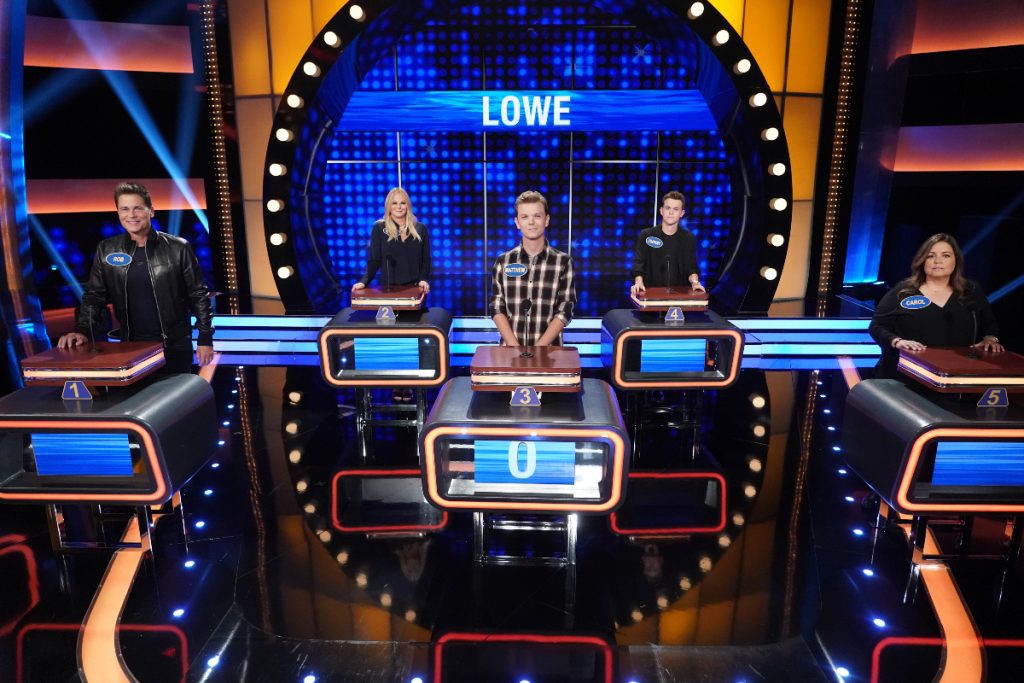 Team Rob Lowe on Celebrity Family Feud