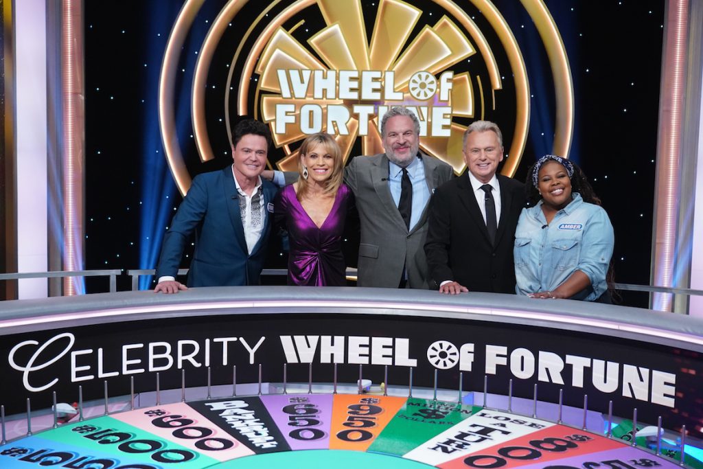 Donny Osmond, Jeff Garlin and Amber Riley Compete on ‘Celebrity Wheel of Fortune’