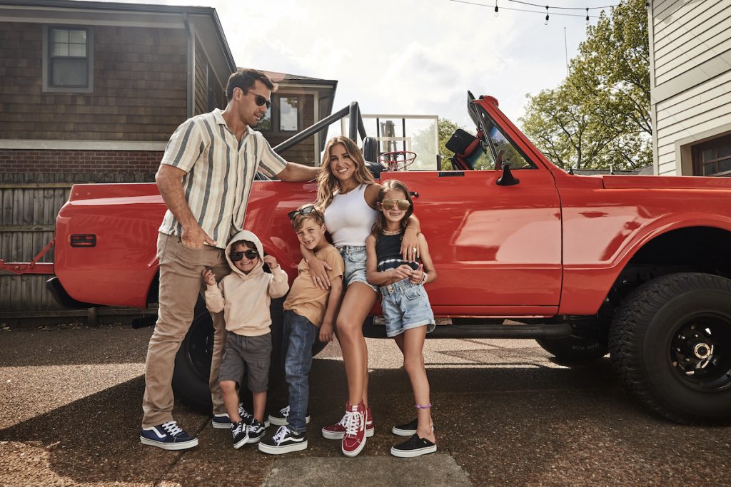 Jessie James Decker Family DSW Back to School