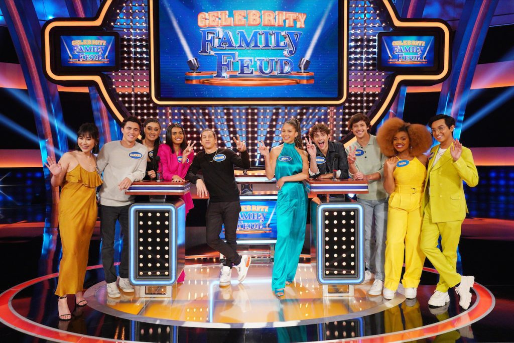 ‘Celebrity Family Feud’: ‘High School Musical: The Musical: The Series’ vs. ‘Never Have I Ever’