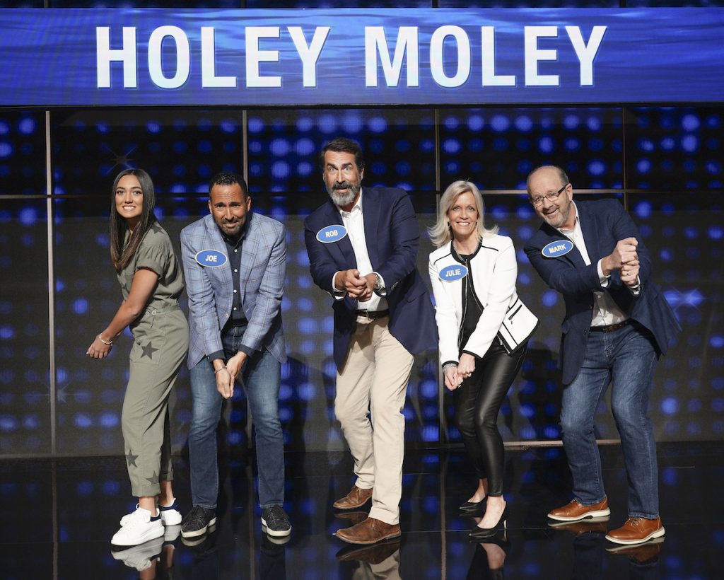 Holey Moley Team on Celebrity Family Feud 2022