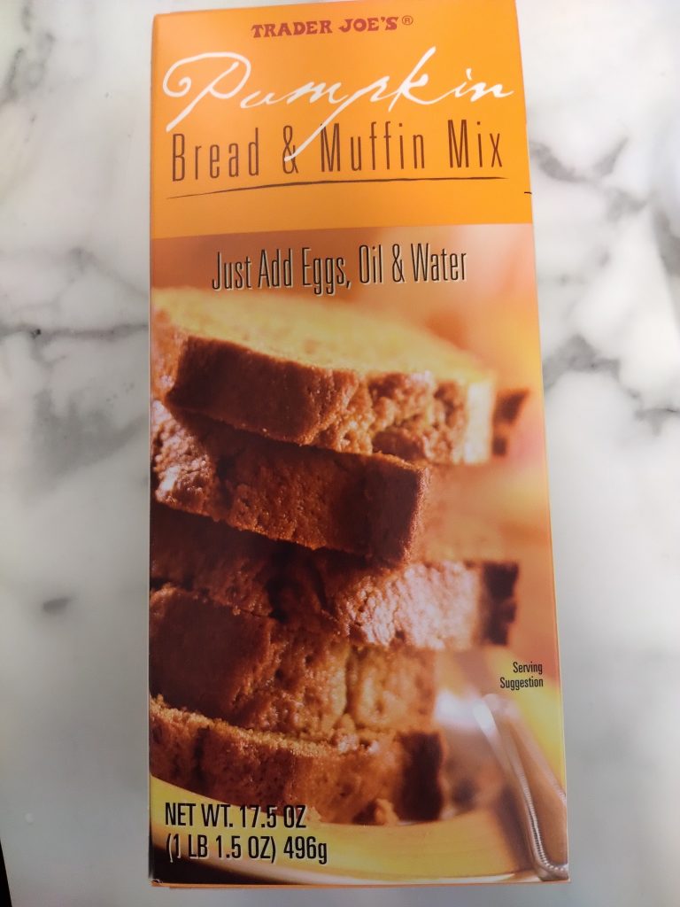Trader Joe's pumpkin muffin mix