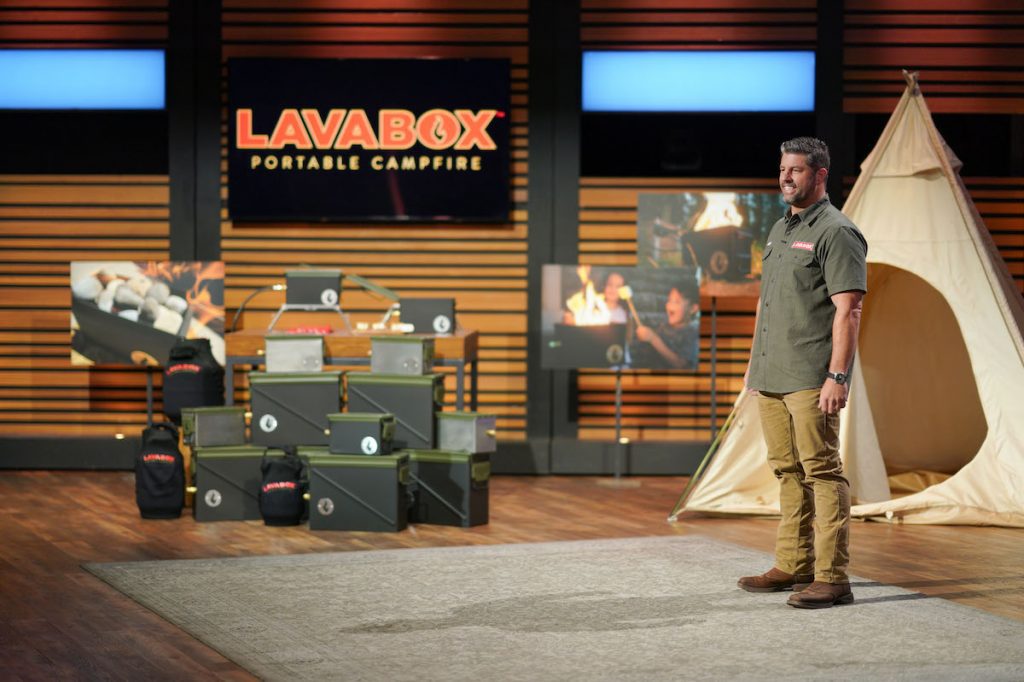 LavaBox Portable Campfire on Shark Tank