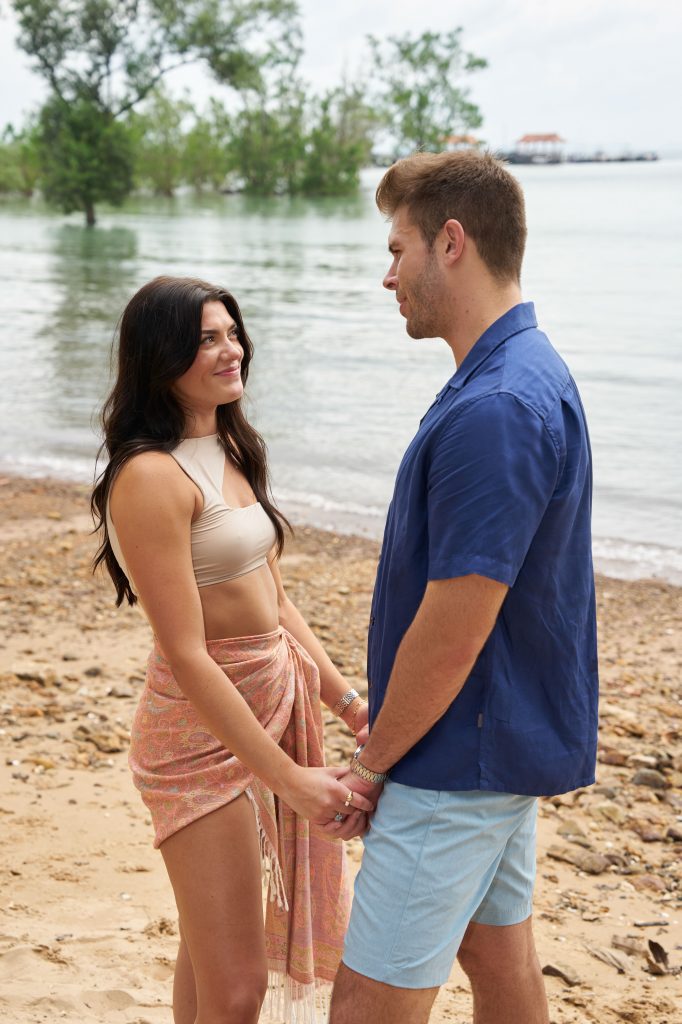 Gabi and Zach Shallcross on the Fantasy Suites Week on The Bachelor 2023