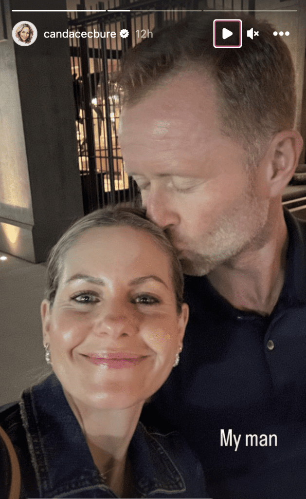 Candace Cameron Bure on date night with her husband, Val