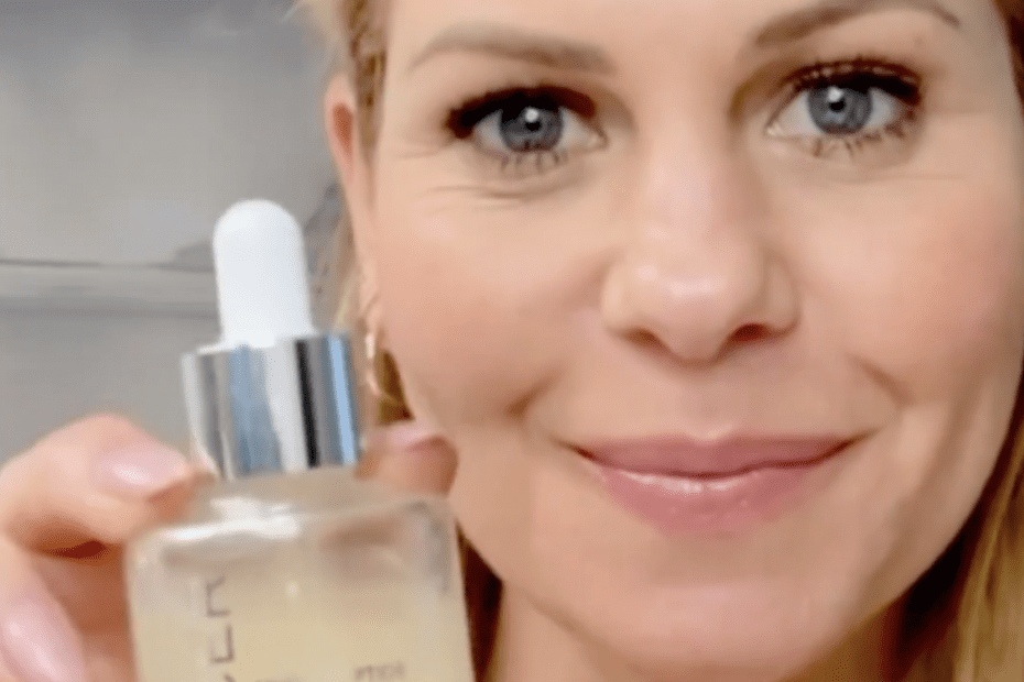 Candace Cameron Bure and Dr. Lancer's Triple Peptide Serum